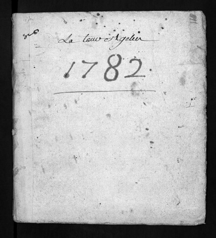 Baptêmes, mariages, sépultures, 1782