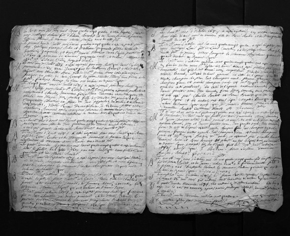 Collection du greffe. Baptêmes, mariages, sépultures, 1683-1684 - L'année 1682 est lacunaire dans les deux collections