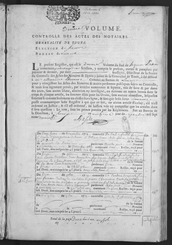 1719 (11 novembre)-1720 (30 juin)