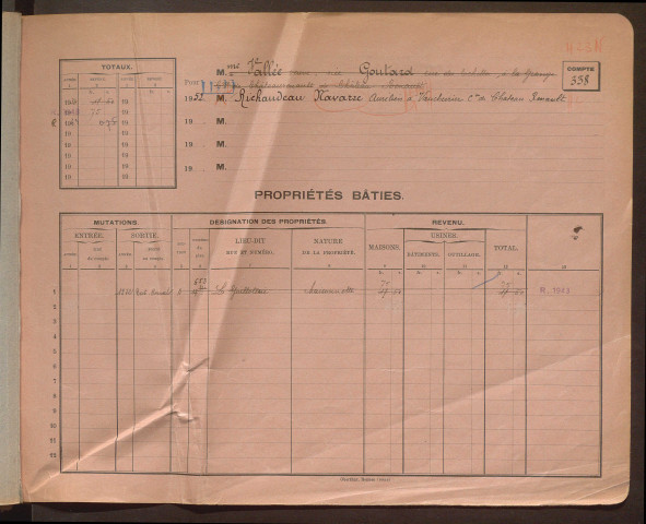 Comptes actifs Ri - Z. Comptes supprimés 1-174.