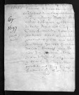 Collection du greffe. Baptêmes, mariages, sépultures, 1697 - L'année 1696 est lacunaire dans cette collection