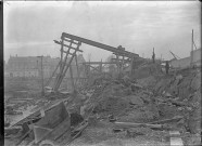 Vue du chantier de la gare d'Orsay.