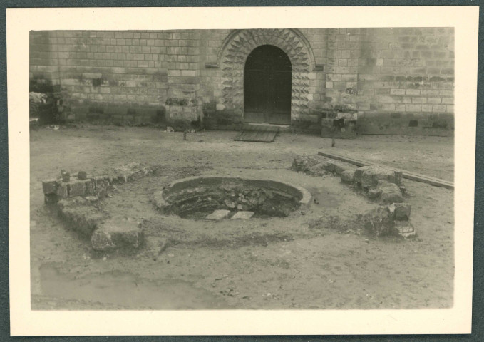 La Riche, prieuré Saint-Cosme : fouilles.