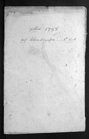 Collection du greffe. Baptêmes, mariages, sépultures, 1788