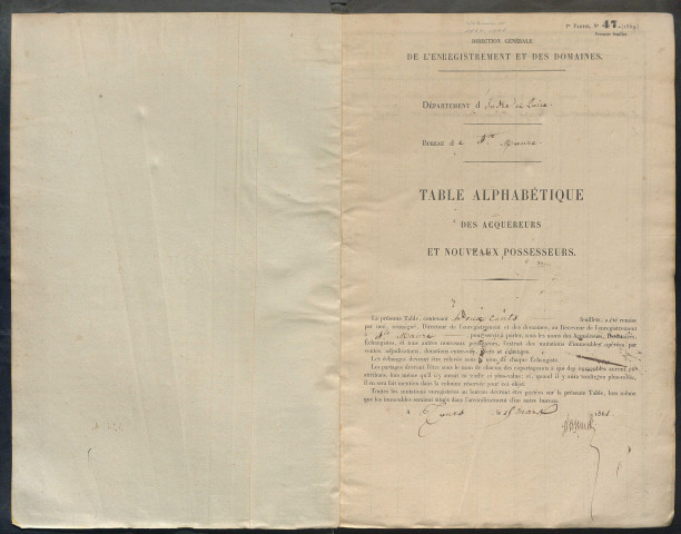 1864-1865 – N° d'origine : 11