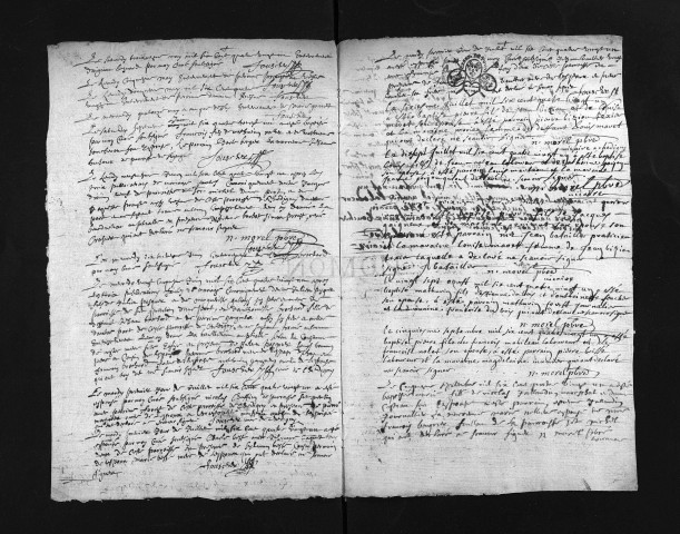 Baptêmes, mariages, sépultures, 1681 - Les années 1679-1680 sont lacunaires dans la collection du greffe