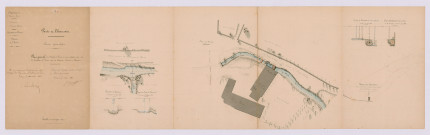 Projet de règlement hydraulique des usines de l'Esves, visite de l'ingénieur des Ponts et Chaussées (5 mai 1860)