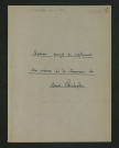Ancien projet de règlement des usines de Saint-Christophe-sur-le-Nais (1845-1848) - dossier complet
