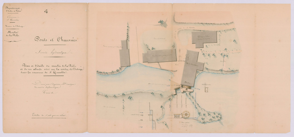 Plan et détails (19 septembre 1850)