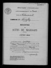 Mariages, 1933-1936