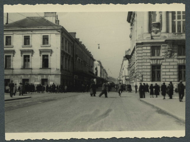 Tours (Indre-et-Loire). Rue Nationale, place Jean Jaurès.