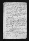 Collection du greffe. Baptêmes, mariages, sépultures, 1706-1707