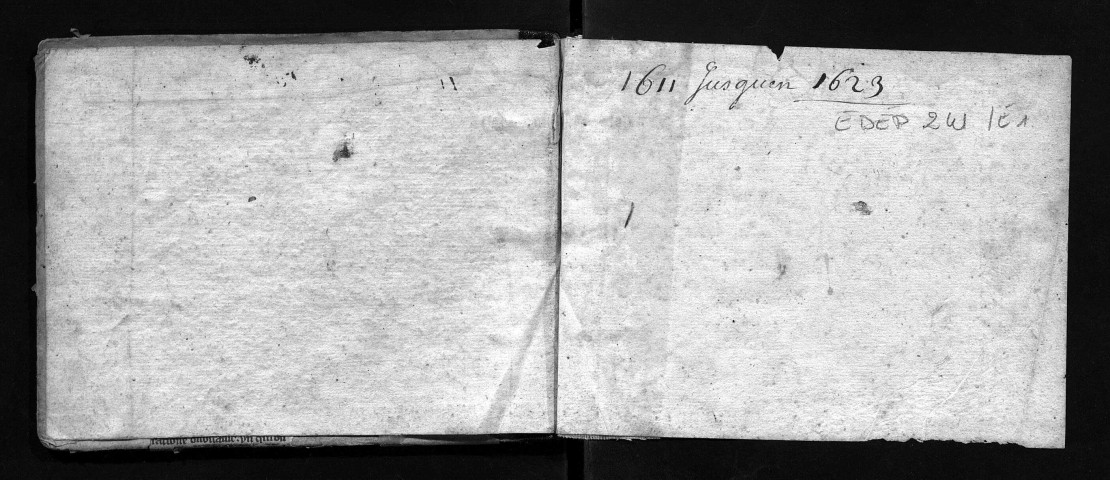Collection communale. Baptêmes, 1611-1667 - Lacune : 6 avril 1666 - 28 décembre 1667