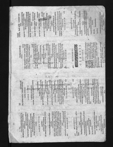 Collection du greffe. Baptêmes, mariages, sépultures, 1694