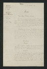 Modification du règlement d'eau (6 août 1853)