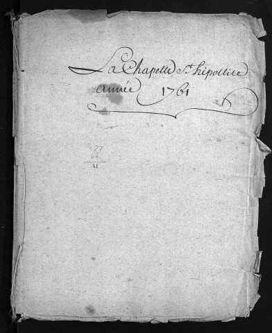 Baptêmes, mariages, sépultures, 1761