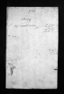 Collection du greffe. Baptêmes, mariages, sépultures, 1781