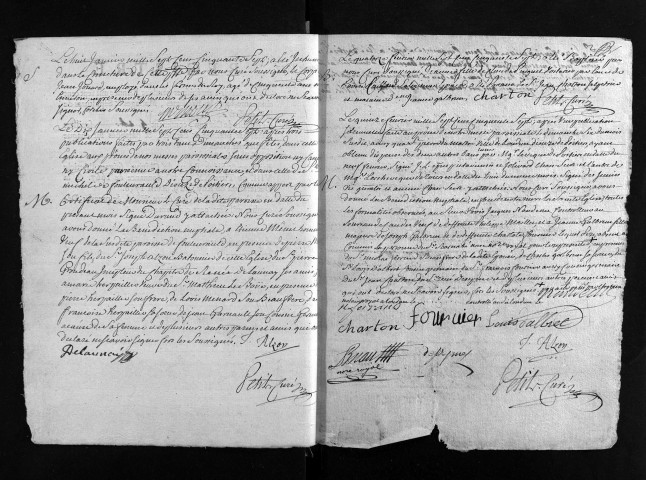 Collection du greffe. Baptêmes, mariages, sépultures, 1757