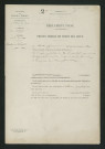 Projet de règlement d'eau, visite de l'ingénieur des Ponts et chaussées (30 juin 1853)