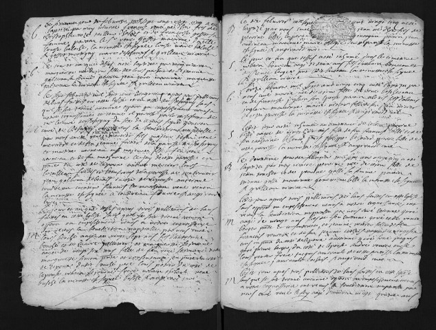 Collection du greffe. Baptêmes, mariages, sépultures, 1725