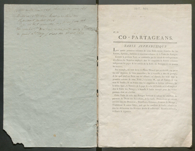 1815-1824 – N° d'origine : 4