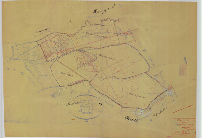 Section B, feuille 1b