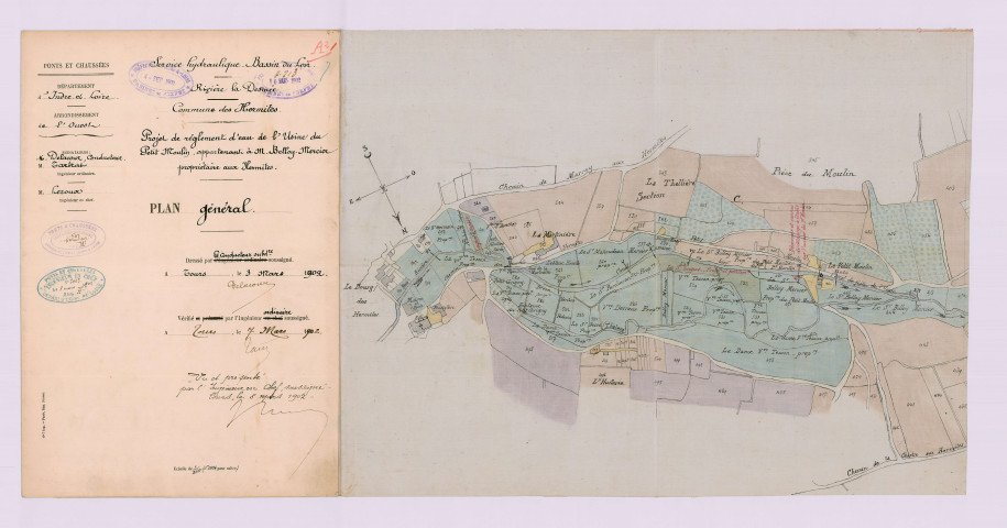 Plan des lieux (3 mars 1902)