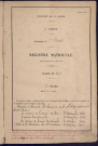 Classe 1889. Matricules n°1453-1854