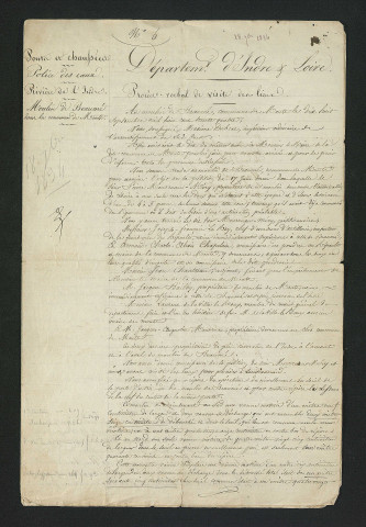 Procès-verbal de visite (18 septembre 1834)