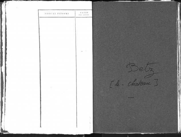 Naissances, mariages, décès, divorces