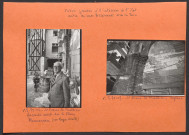 Futur jardin au cœur de l'îlot entre la rue Briçonnet et rue de la Paix : Saint-Pierre-le-Puellier façade nord du 5 place Plumereau ; Saint-Pierre-le-Puellier église.