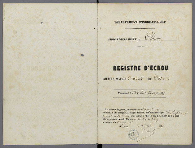 18 mars 1865-10 avril 1868
