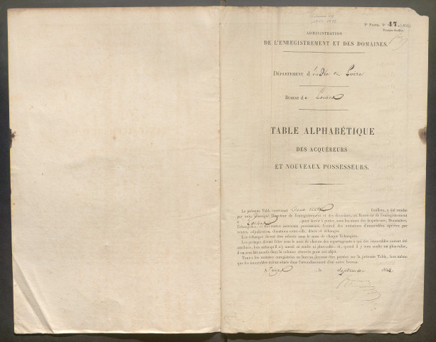 1855-1856 – N° d'origine : 26