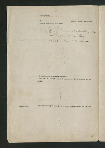Procès-verbal de visite (20 mai 1862)