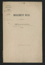 Arrêté portant règlement hydraulique des usines de l'Indre situées dans les communes d'Artannes et de Pont-de-Ruan (29 octobre 1852)