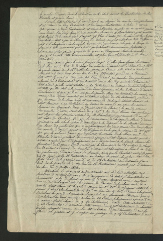 Procès-verbal de visite en réponse au refus de travaux de la roue à grande mouture (23 septembre 1829)