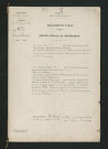 Vérification de la conformité au règlement d'eau des travaux exécutés, visite de l'ingénieur (5 mai 1854)