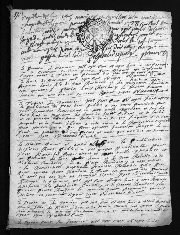 Baptêmes, mariages, sépultures, 1728