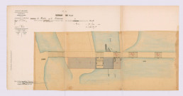 Reconstruction du moulin de Beaumer : plan (25 juin 1866)