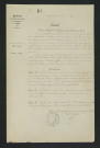 Arrêté préfectoral autorisant M. Gorron à modifier l'emplacement du déversoir (17 octobre 1853)