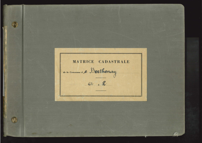 Table des comptes de la matrice. Comptes actifs personnes morales et A - L.