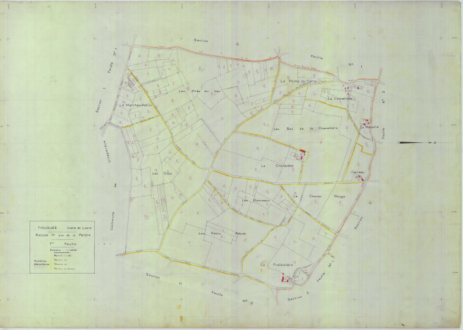 Section H, feuille 1