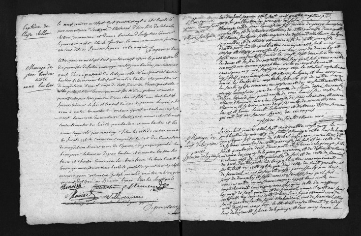 Collection du greffe. Baptêmes, mariages, sépultures, 1780