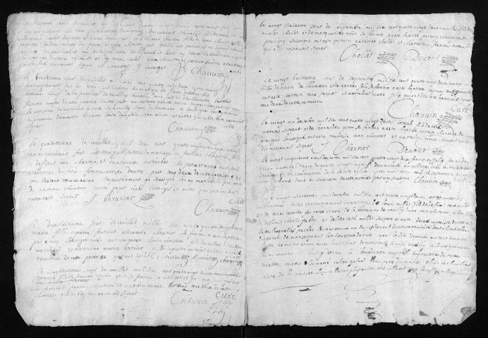 Collection du greffe. Baptêmes, mariages, sépultures, 1682 - Les années 1675-1681 sont lacunaires dans cette collection