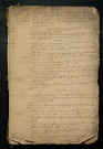 1er cahier. 9 octobre 1717-décembre 1735