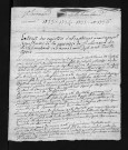 Collection du greffe. Baptêmes, mariages, sépultures, 1733-1736