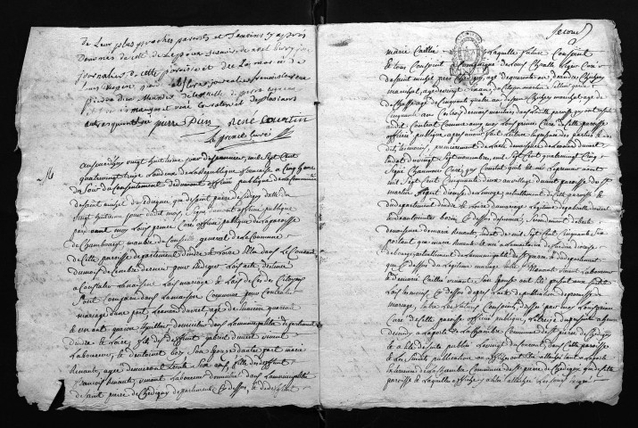 Mariages, 1793-an II