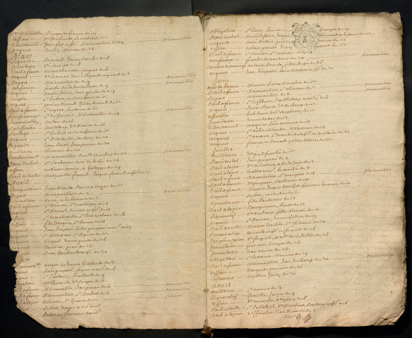 3e cahier. 1740-28 juin 1756