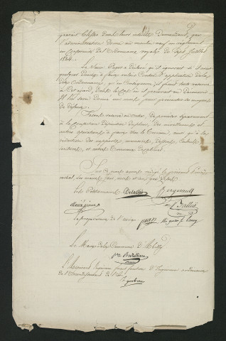 Procès-verbal de visite (14 septembre 1830)