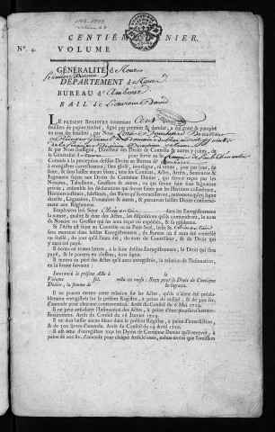 1778 (27 novembre) - 1779 (20 décembre)